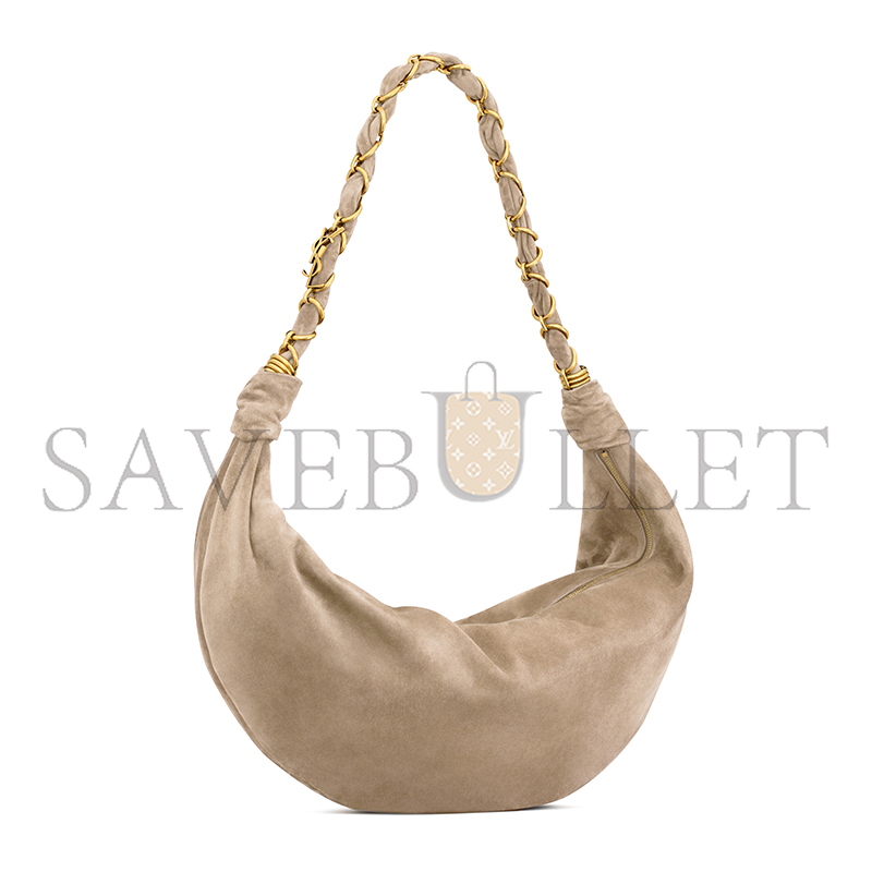 YSL AMALIA HOBO IN SUEDE 8622101U80W1632 (28*23*4cm)